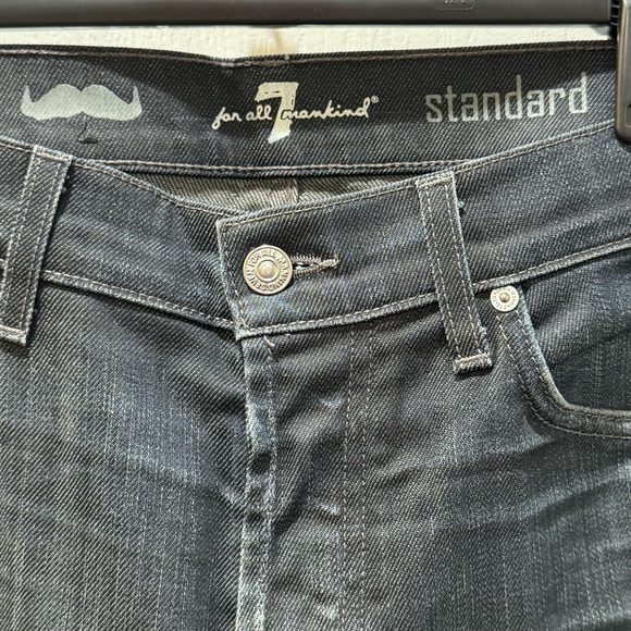 Men’s 7 For All Mankind Standard Straight Leg Limited Edition Movember Jeans-$50 - Picture 7 of 9